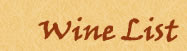 winelist